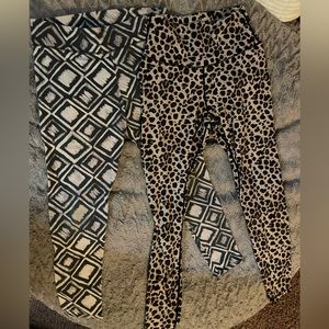 Patterned Athletic Leggings